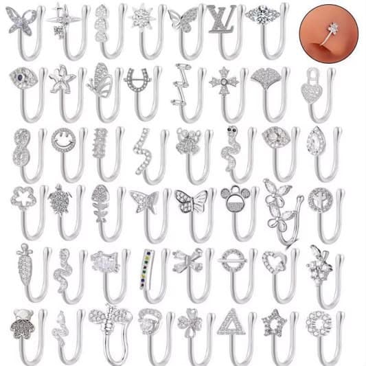 Faux piercing nez